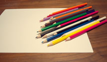 colored pencils