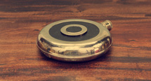 silver flask